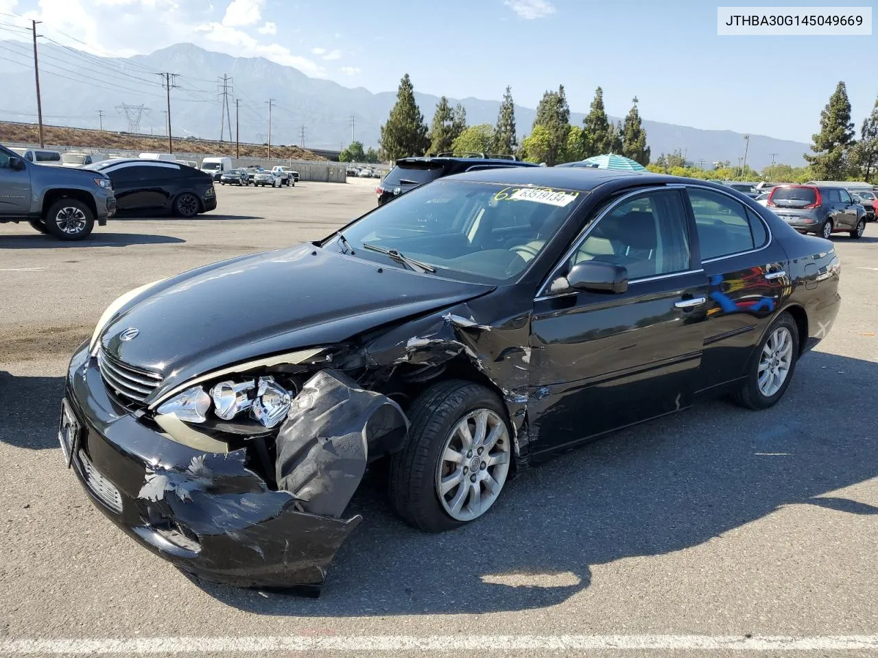 2004 Lexus Es 330 VIN: JTHBA30G145049669 Lot: 63519134