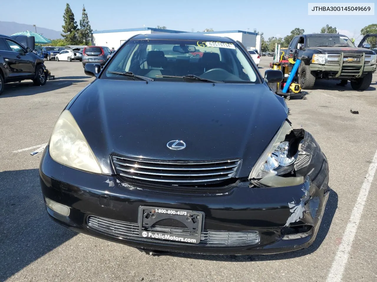 2004 Lexus Es 330 VIN: JTHBA30G145049669 Lot: 63519134