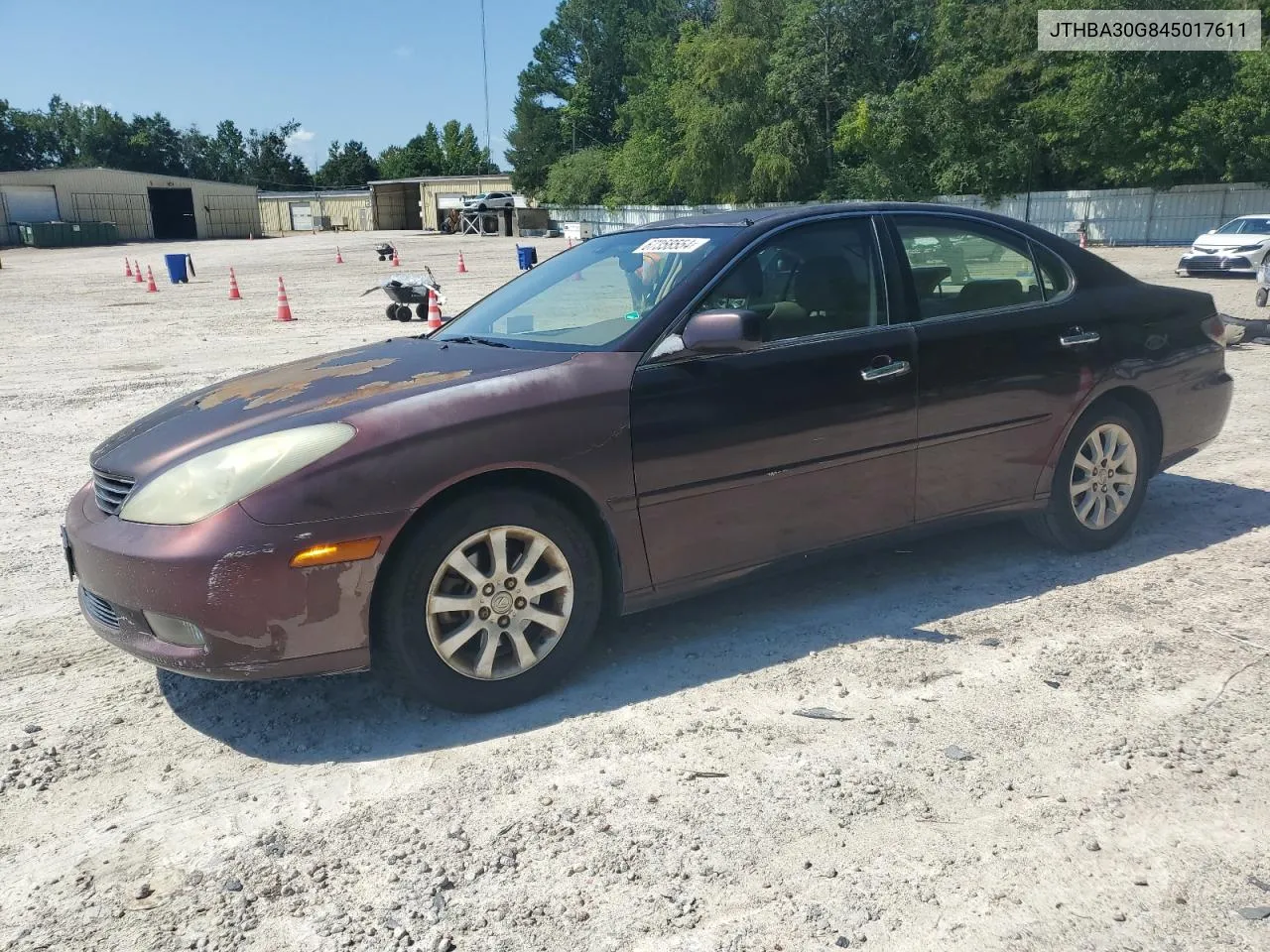 2004 Lexus Es 330 VIN: JTHBA30G845017611 Lot: 67358554