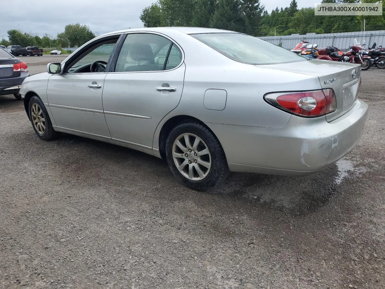 2004 Lexus Es 330 VIN: JTHBA30GX40001942 Lot: 67408054