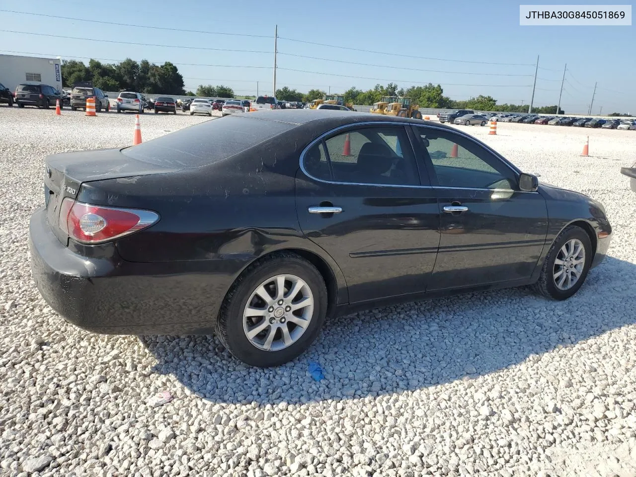 2004 Lexus Es 330 VIN: JTHBA30G845051869 Lot: 68185374