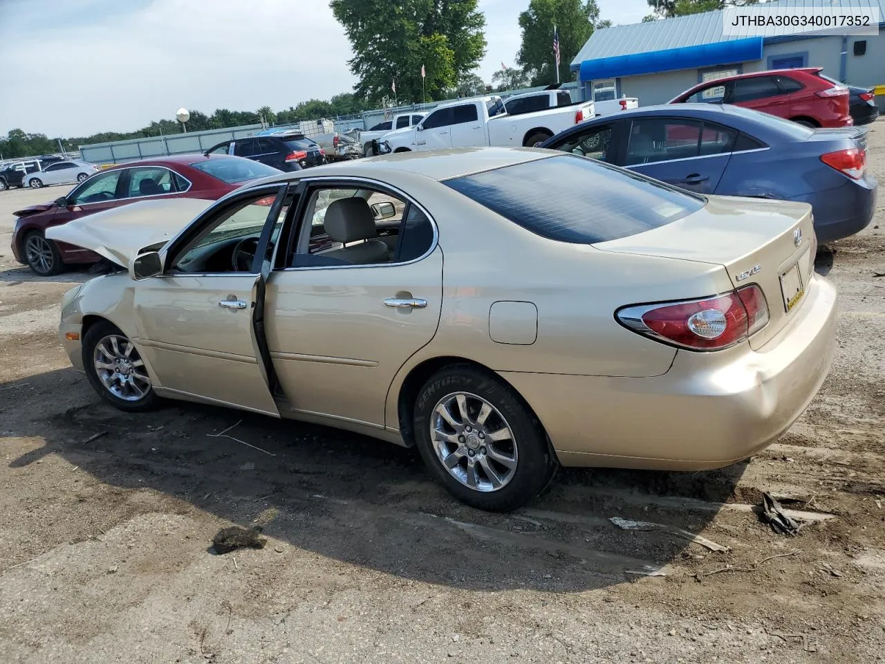 2004 Lexus Es 330 VIN: JTHBA30G340017352 Lot: 69030974