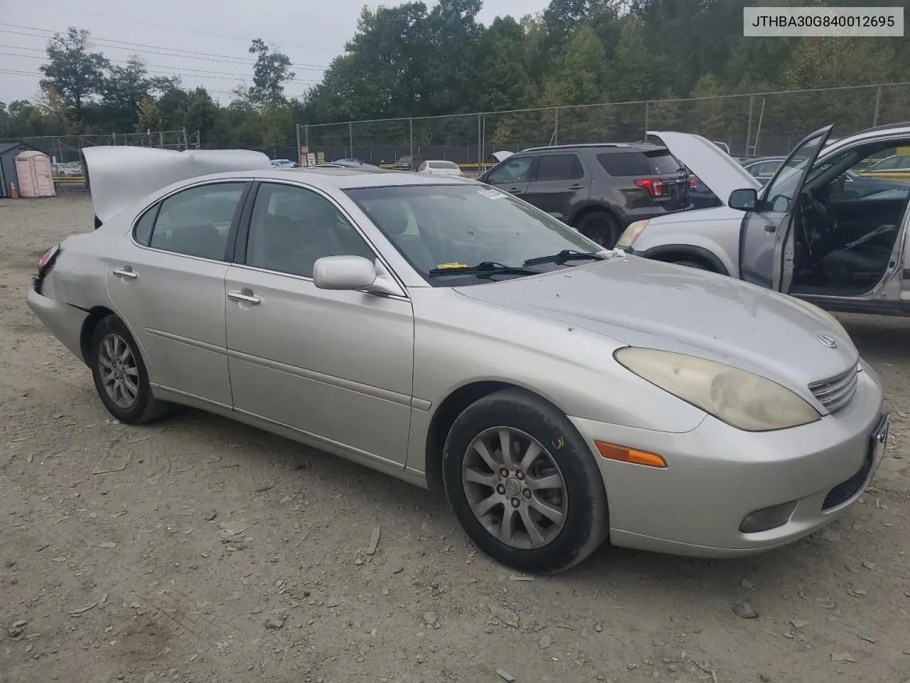 2004 Lexus Es 330 VIN: JTHBA30G840012695 Lot: 69293554