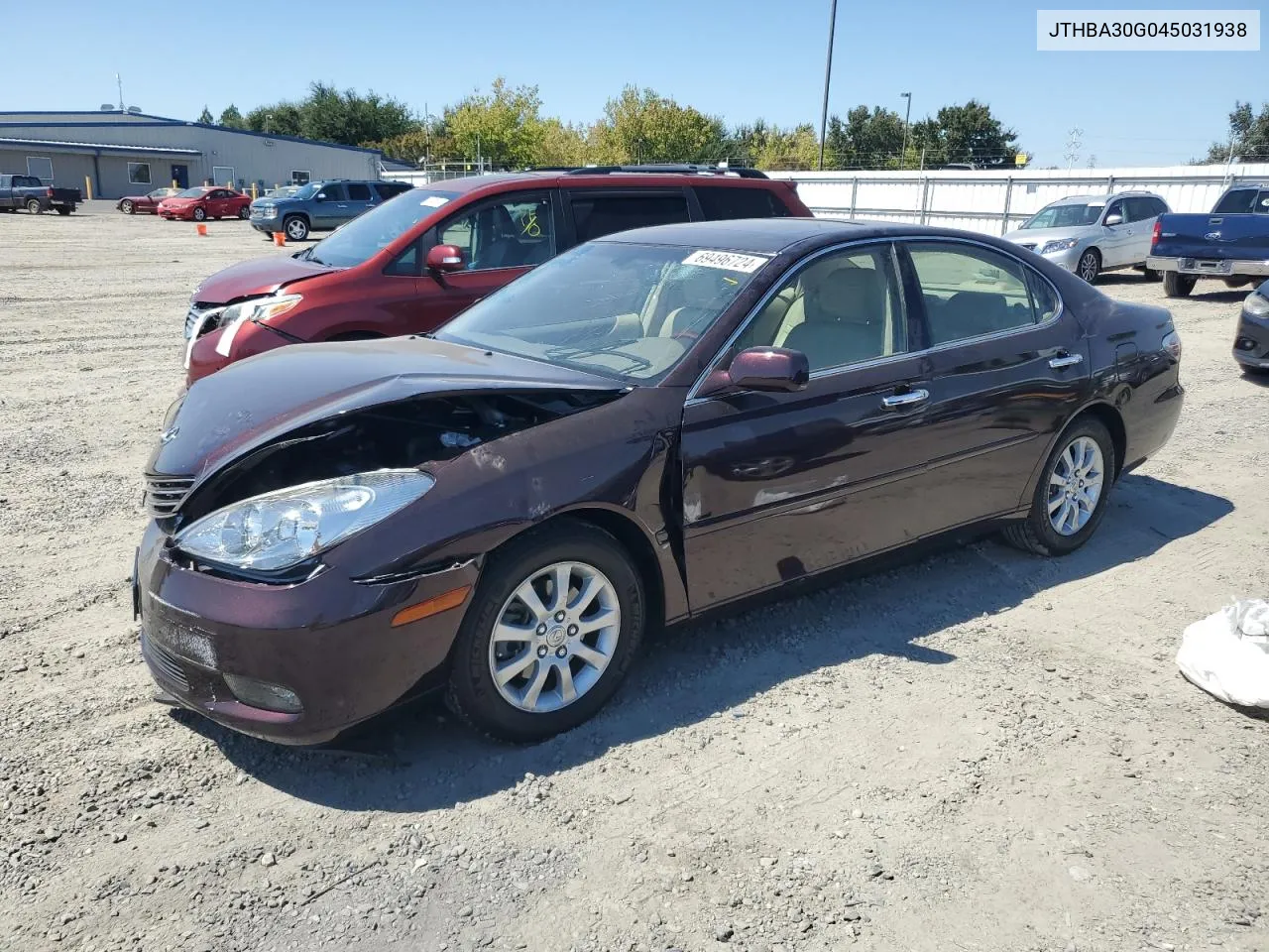 2004 Lexus Es 330 VIN: JTHBA30G045031938 Lot: 69496724