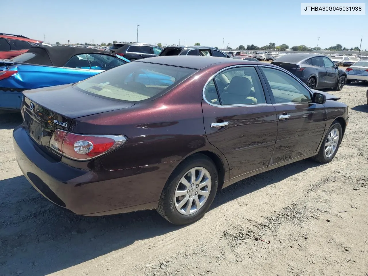 2004 Lexus Es 330 VIN: JTHBA30G045031938 Lot: 69496724