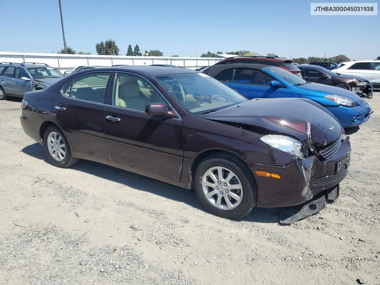 2004 Lexus Es 330 VIN: JTHBA30G045031938 Lot: 69496724