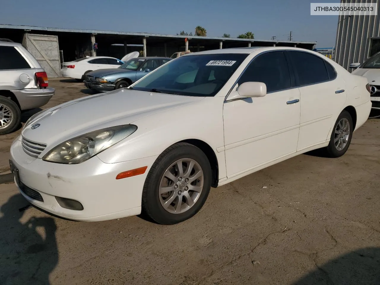 2004 Lexus Es 330 VIN: JTHBA30G545040313 Lot: 69721994