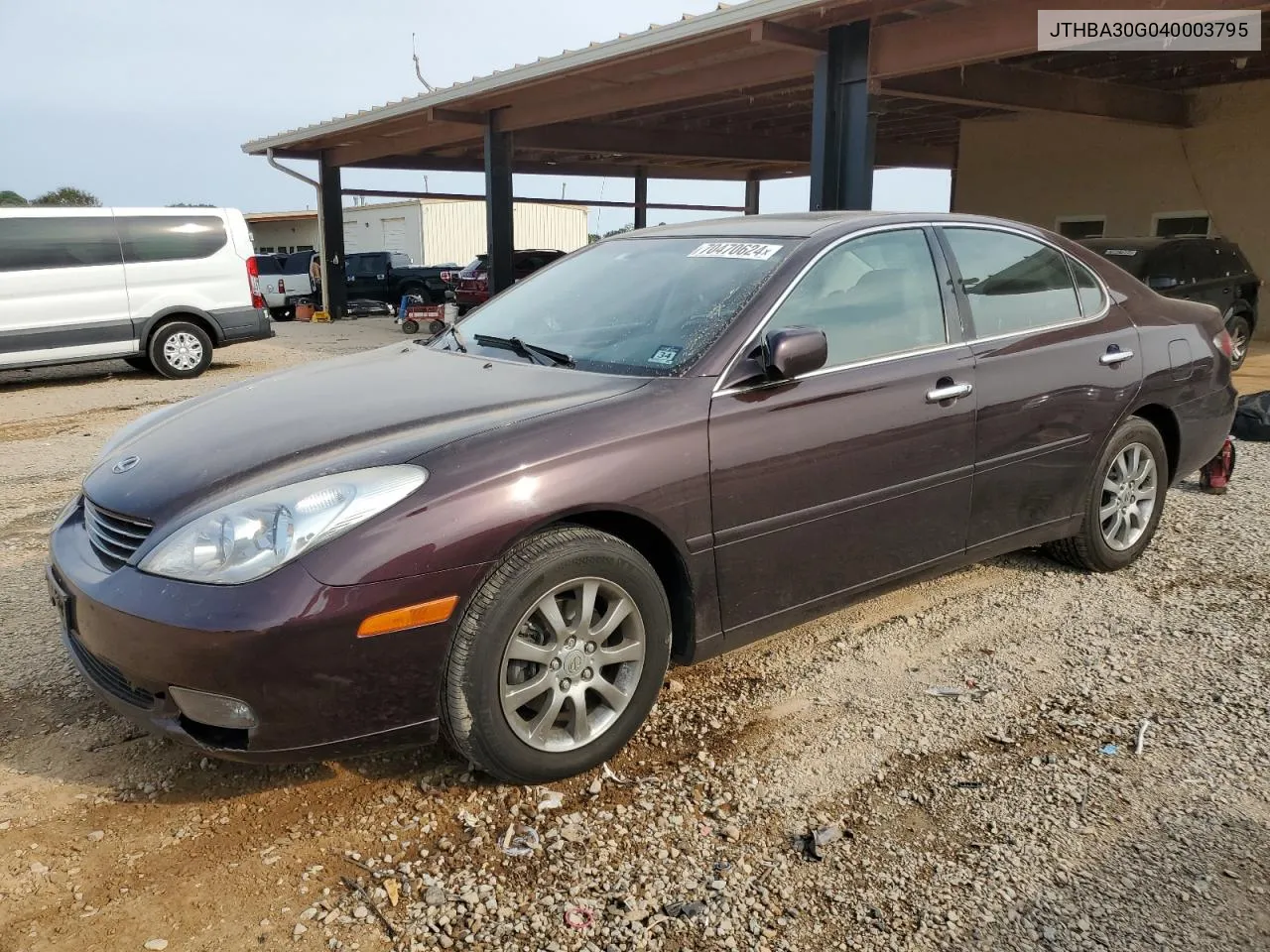 2004 Lexus Es 330 VIN: JTHBA30G040003795 Lot: 70470624