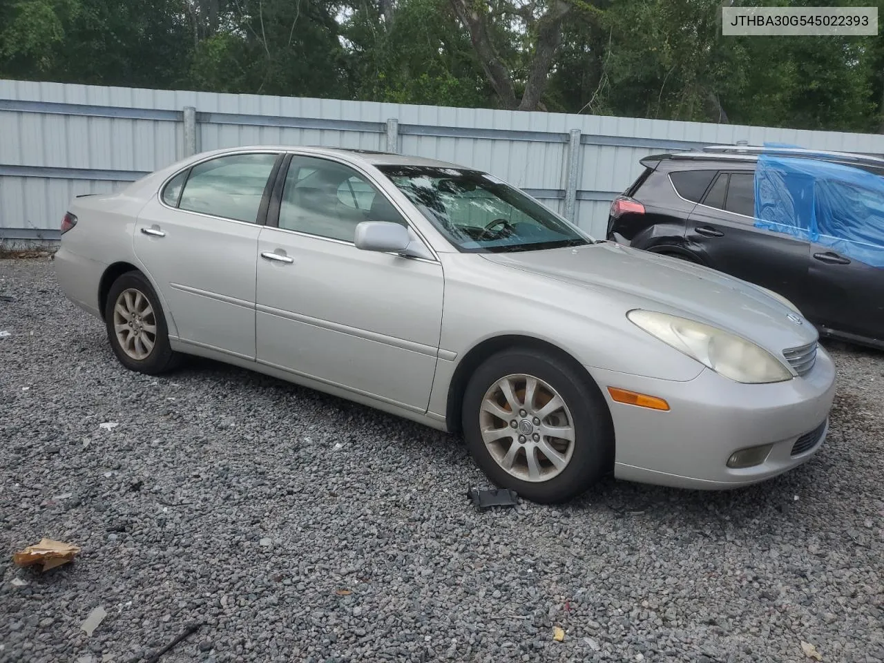 2004 Lexus Es 330 VIN: JTHBA30G545022393 Lot: 70718514