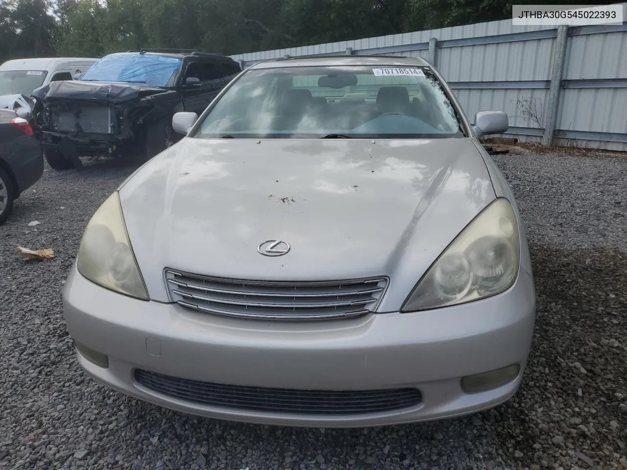 2004 Lexus Es 330 VIN: JTHBA30G545022393 Lot: 70718514