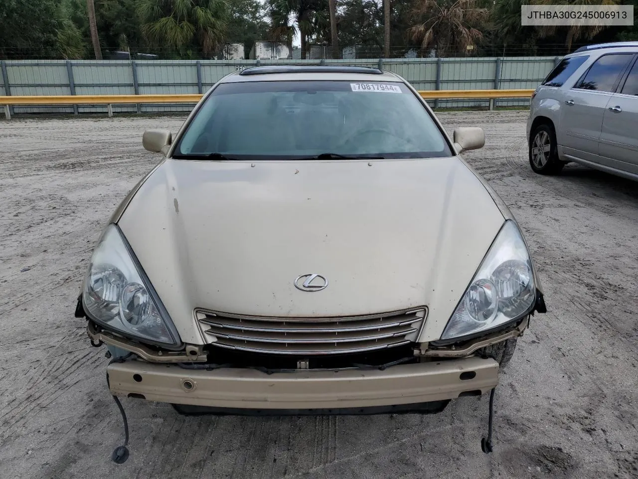 2004 Lexus Es 330 VIN: JTHBA30G245006913 Lot: 70817944