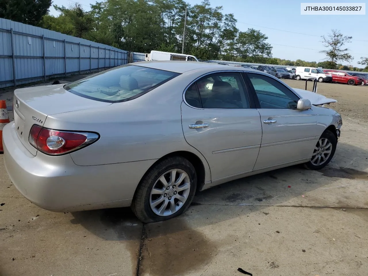 2004 Lexus Es 330 VIN: JTHBA30G145033827 Lot: 70925164