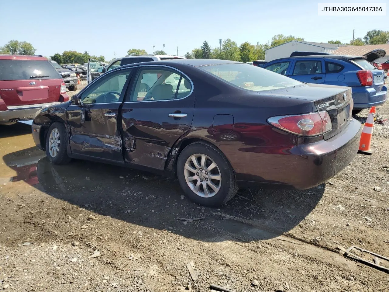 2004 Lexus Es 330 VIN: JTHBA30G645047366 Lot: 71245224