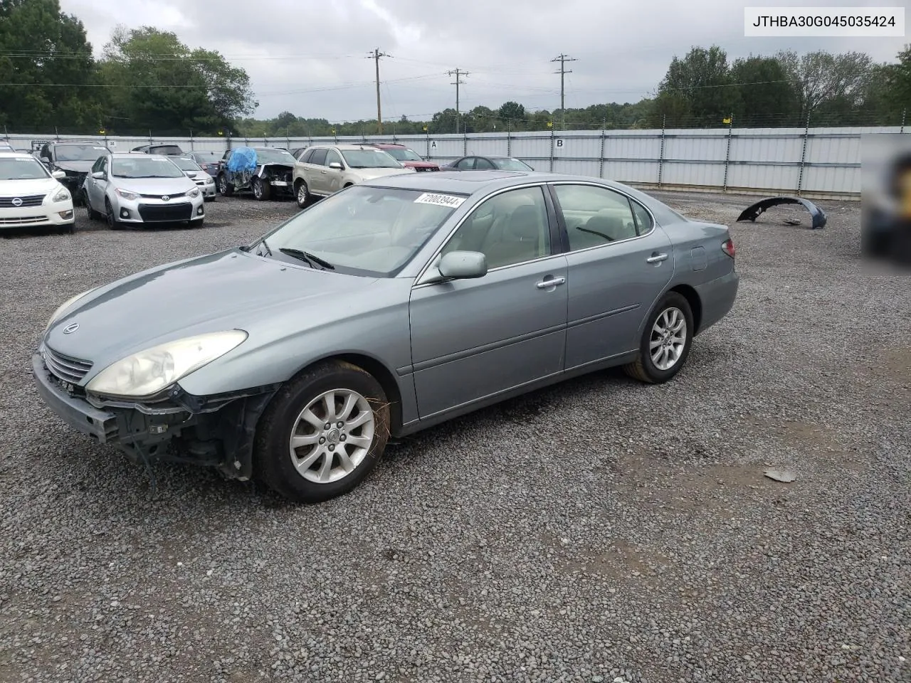 2004 Lexus Es 330 VIN: JTHBA30G045035424 Lot: 72003944