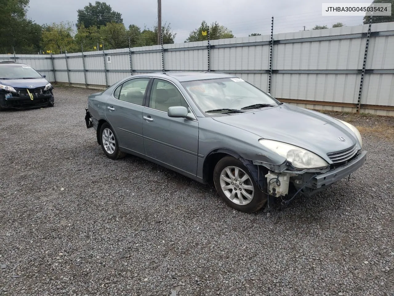 2004 Lexus Es 330 VIN: JTHBA30G045035424 Lot: 72003944