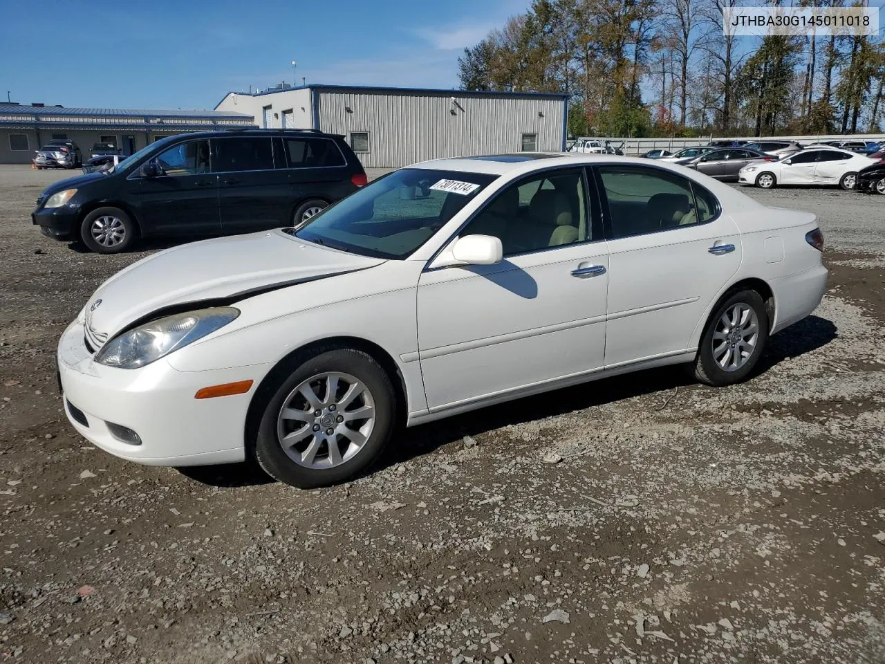 2004 Lexus Es 330 VIN: JTHBA30G145011018 Lot: 73011314