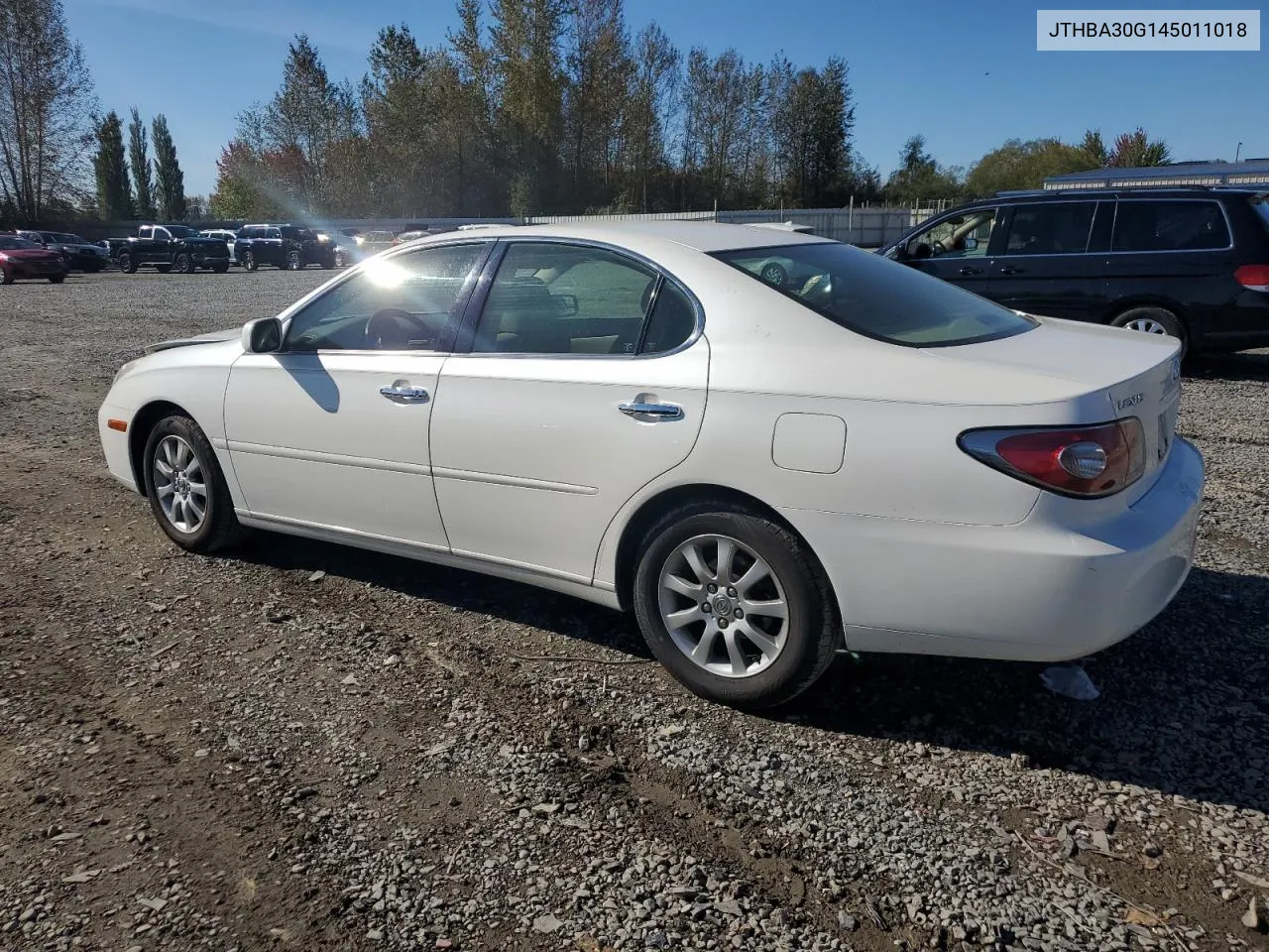 2004 Lexus Es 330 VIN: JTHBA30G145011018 Lot: 73011314