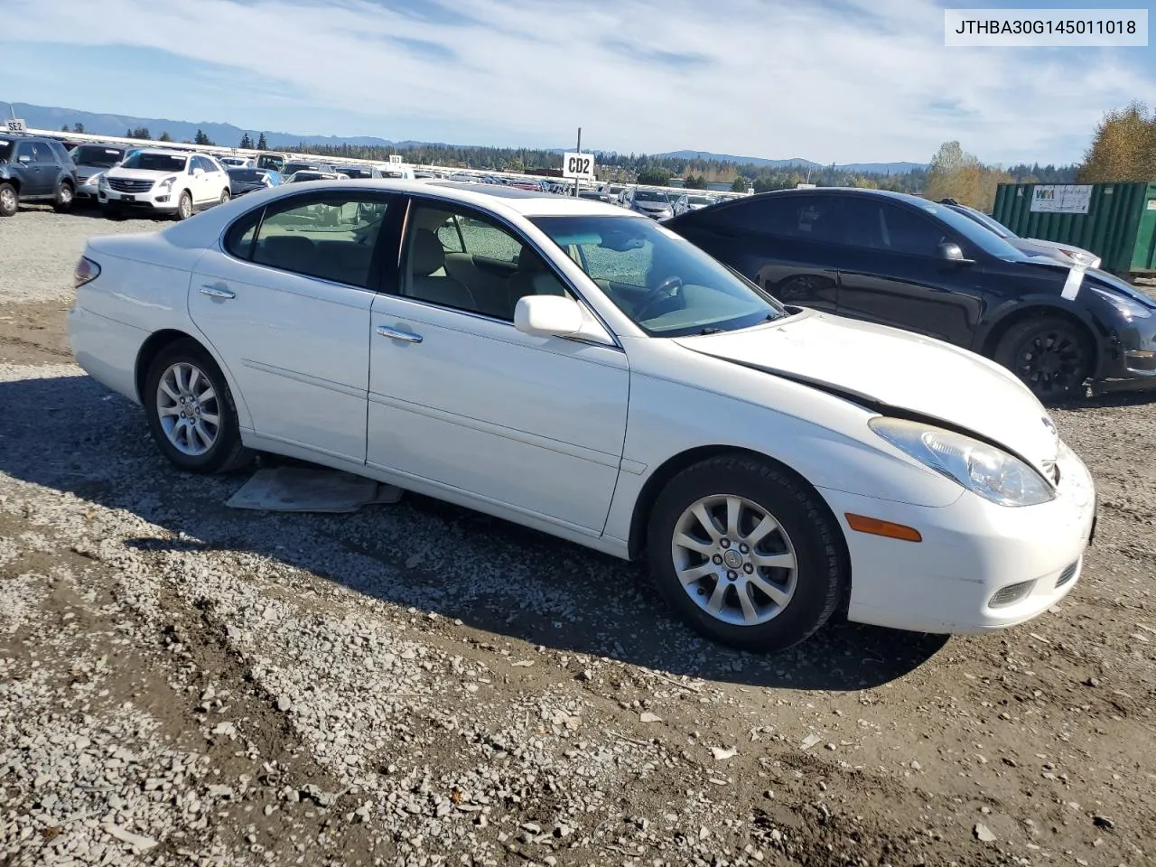 2004 Lexus Es 330 VIN: JTHBA30G145011018 Lot: 73011314