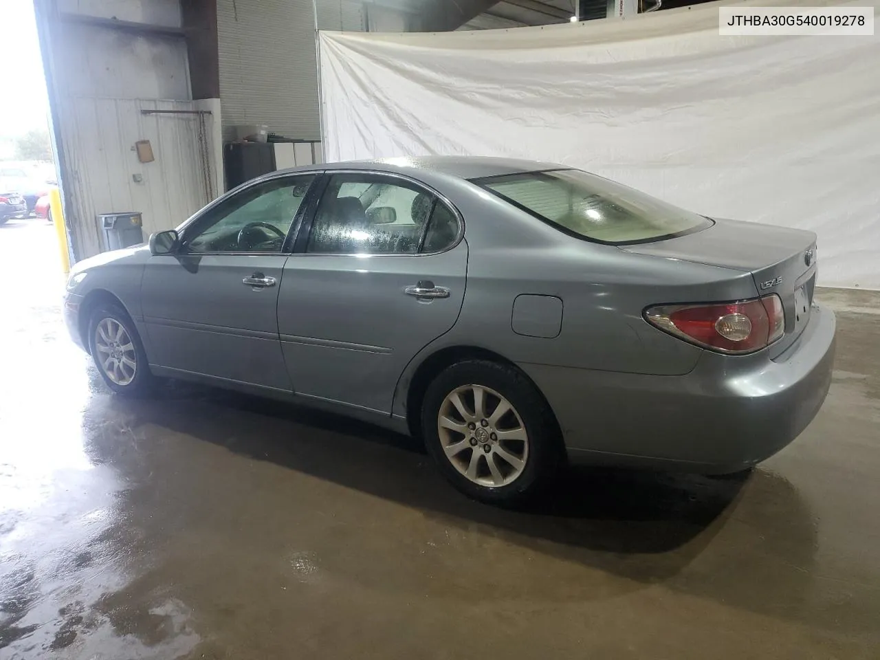 JTHBA30G540019278 2004 Lexus Es 330