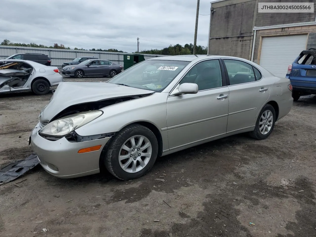 2004 Lexus Es 330 VIN: JTHBA30G245005566 Lot: 73677344