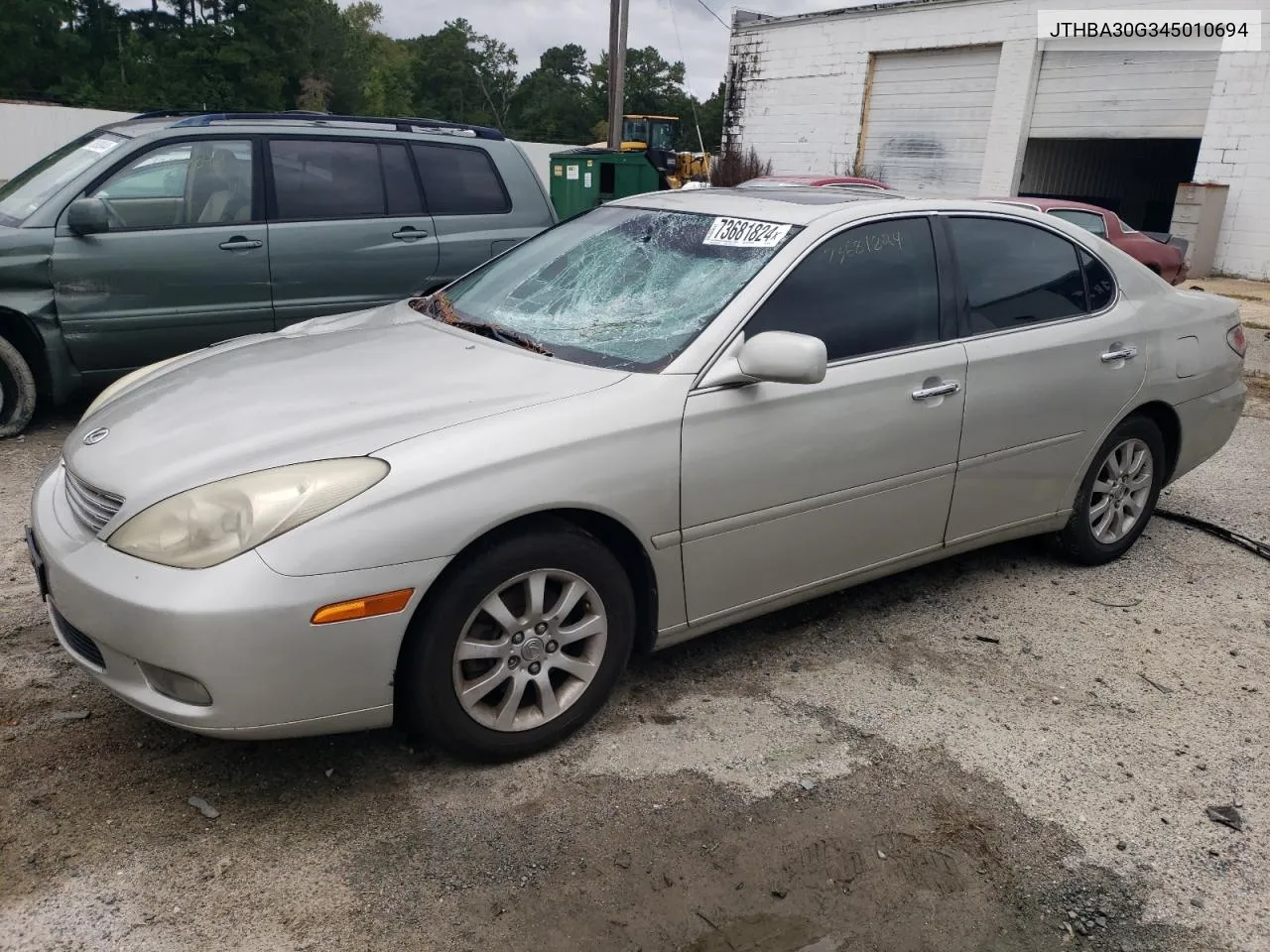 2004 Lexus Es 330 VIN: JTHBA30G345010694 Lot: 73681824