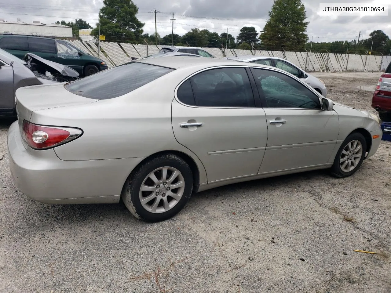 2004 Lexus Es 330 VIN: JTHBA30G345010694 Lot: 73681824