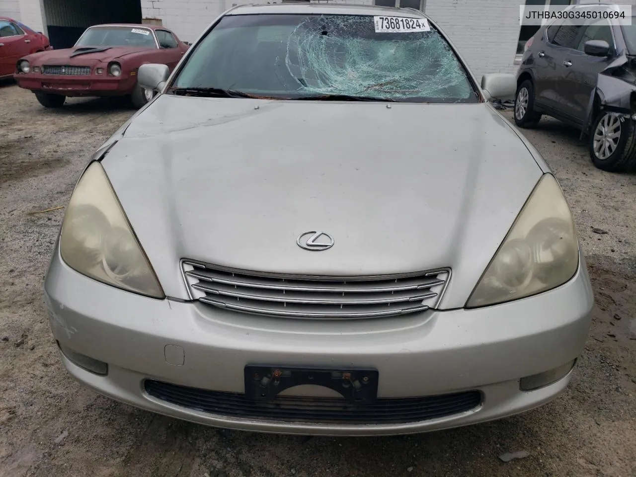 2004 Lexus Es 330 VIN: JTHBA30G345010694 Lot: 73681824