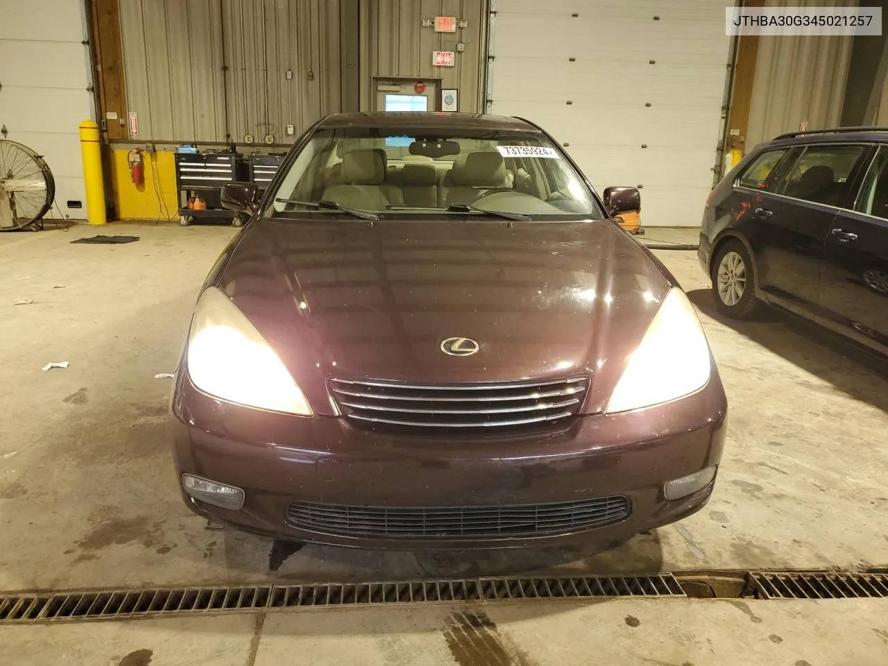 2004 Lexus Es 330 VIN: JTHBA30G345021257 Lot: 73735924