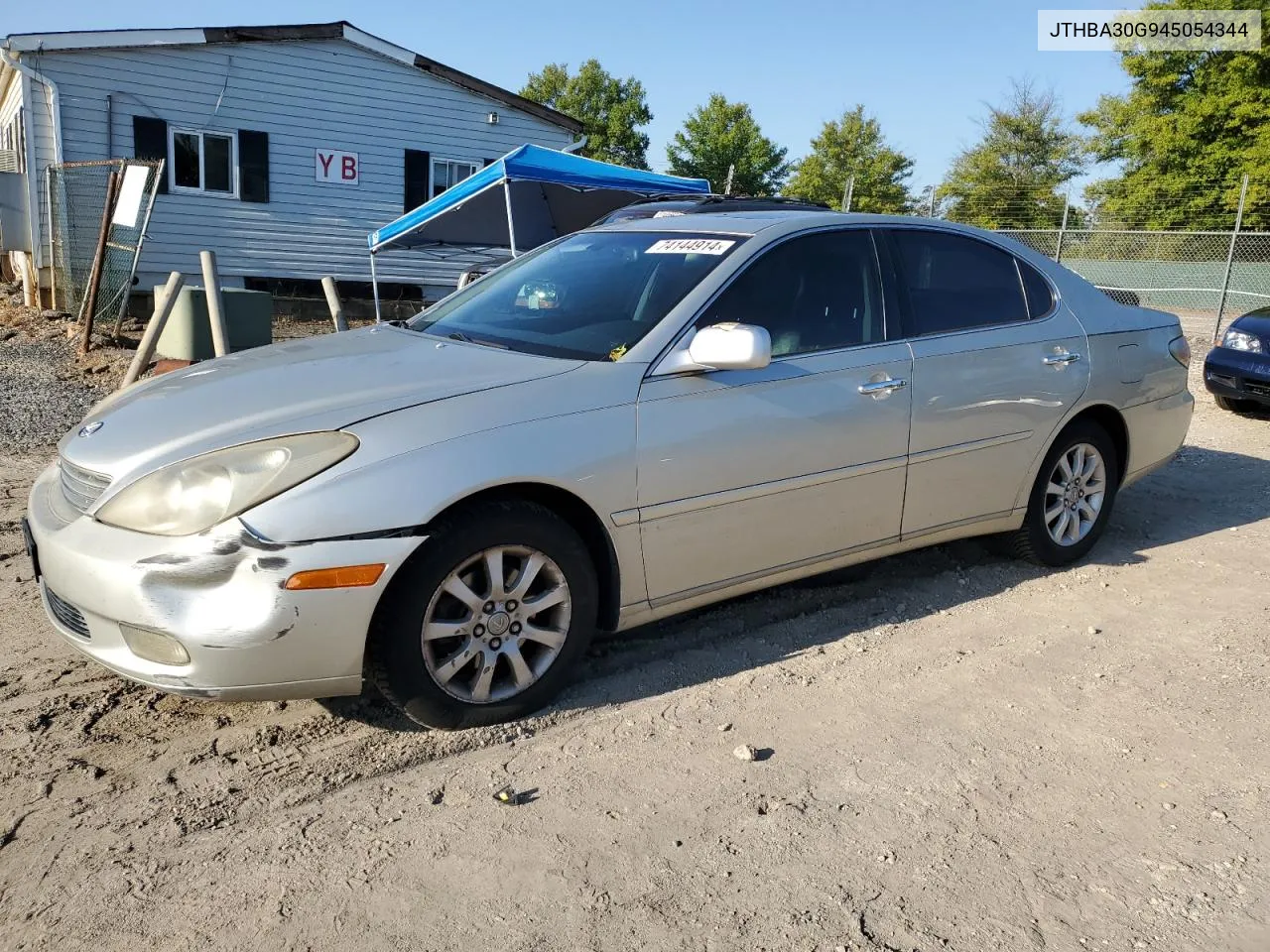 2004 Lexus Es 330 VIN: JTHBA30G945054344 Lot: 74144914