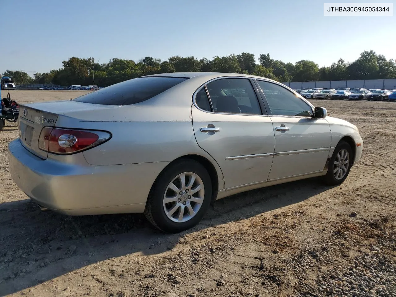 2004 Lexus Es 330 VIN: JTHBA30G945054344 Lot: 74144914