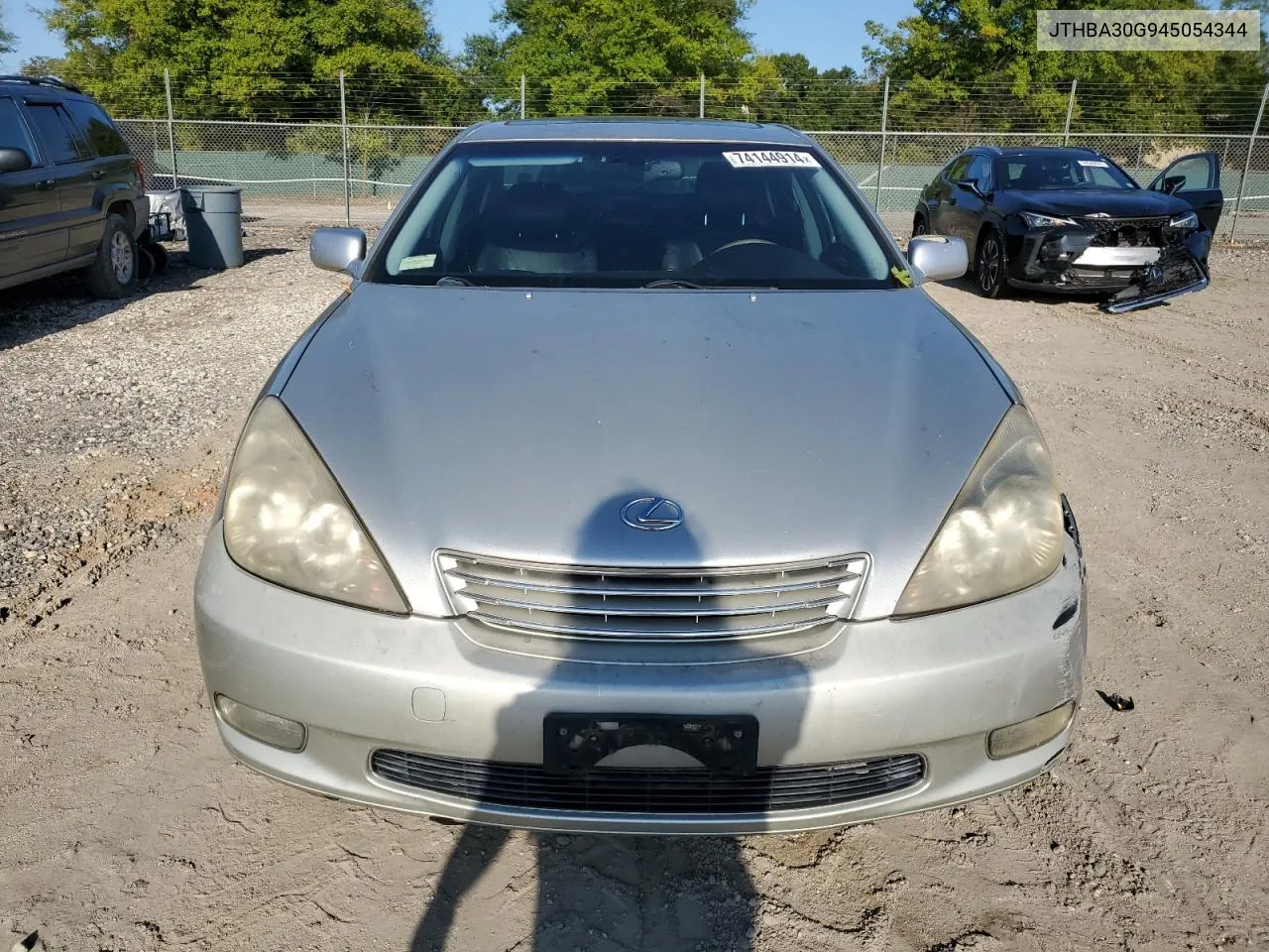 2004 Lexus Es 330 VIN: JTHBA30G945054344 Lot: 74144914