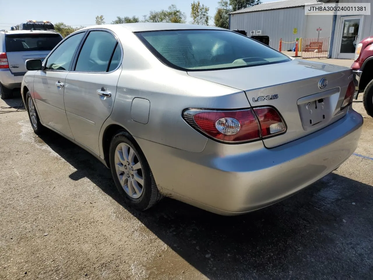 JTHBA30G240011381 2004 Lexus Es 330