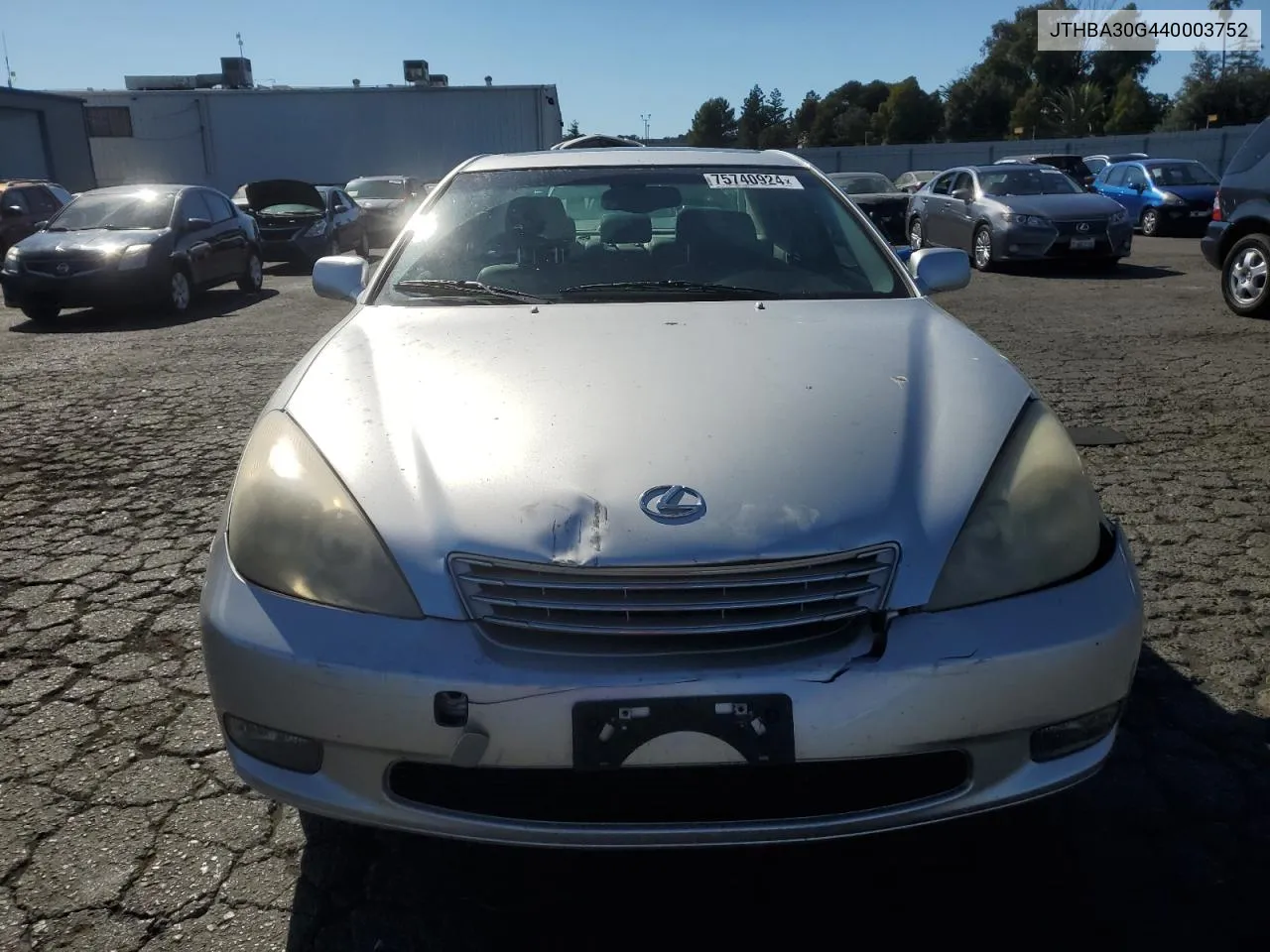 JTHBA30G440003752 2004 Lexus Es 330