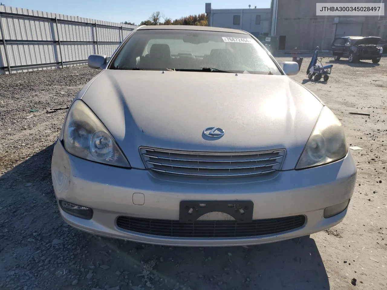 2004 Lexus Es 330 VIN: JTHBA30G345028497 Lot: 76872464