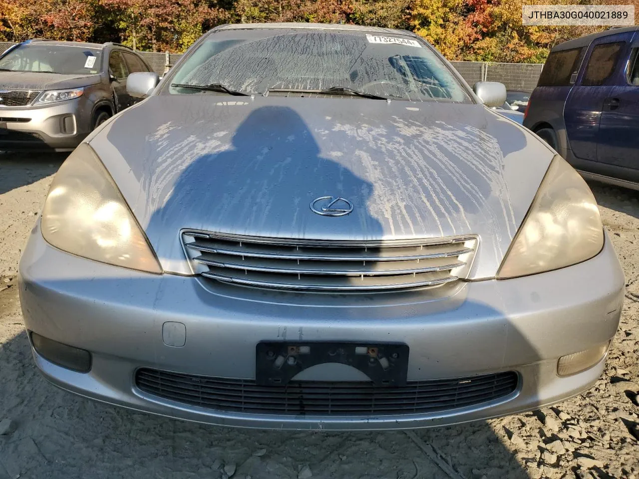 2004 Lexus Es 330 VIN: JTHBA30G040021889 Lot: 77327544