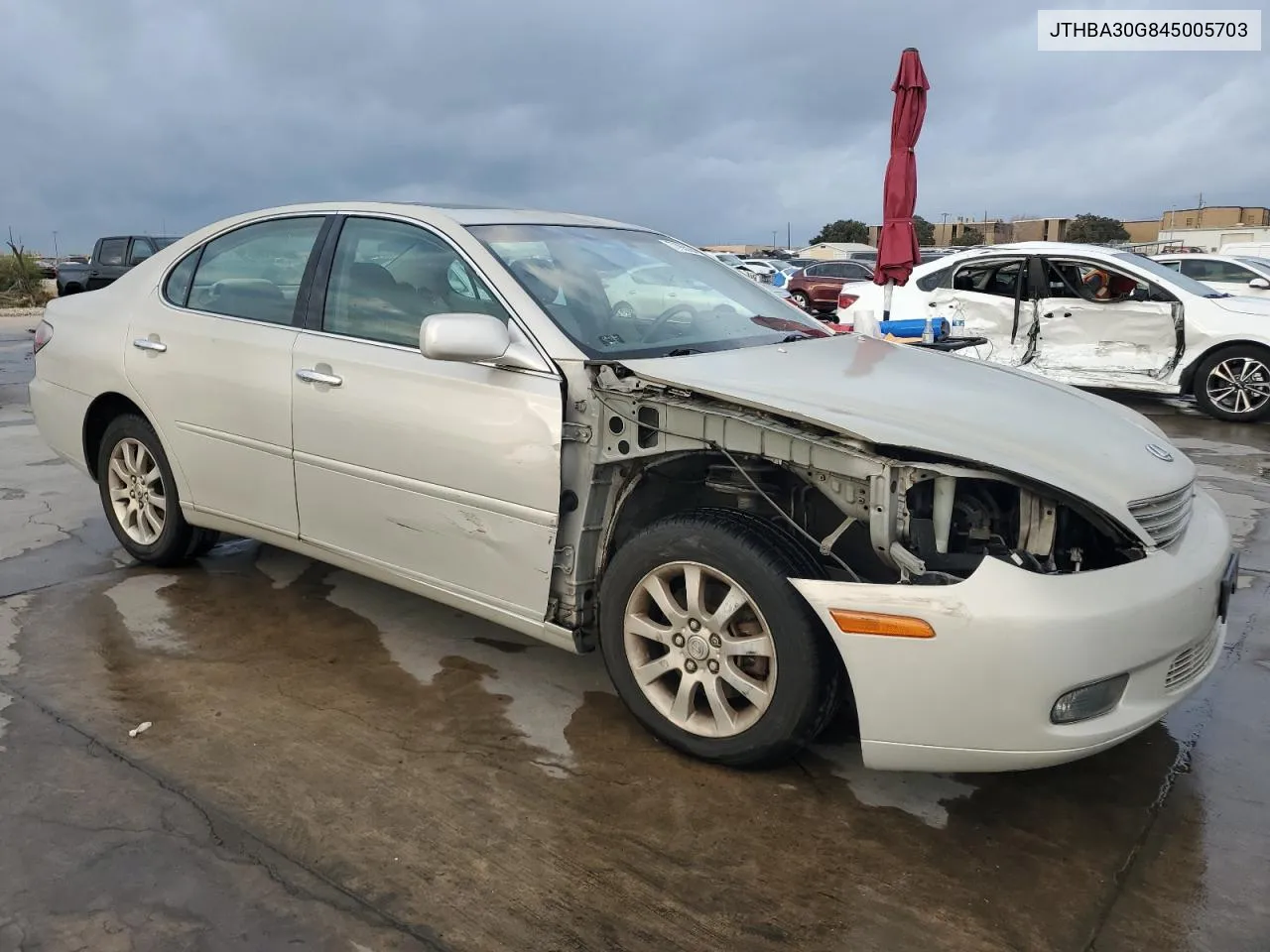 2004 Lexus Es 330 VIN: JTHBA30G845005703 Lot: 77995084