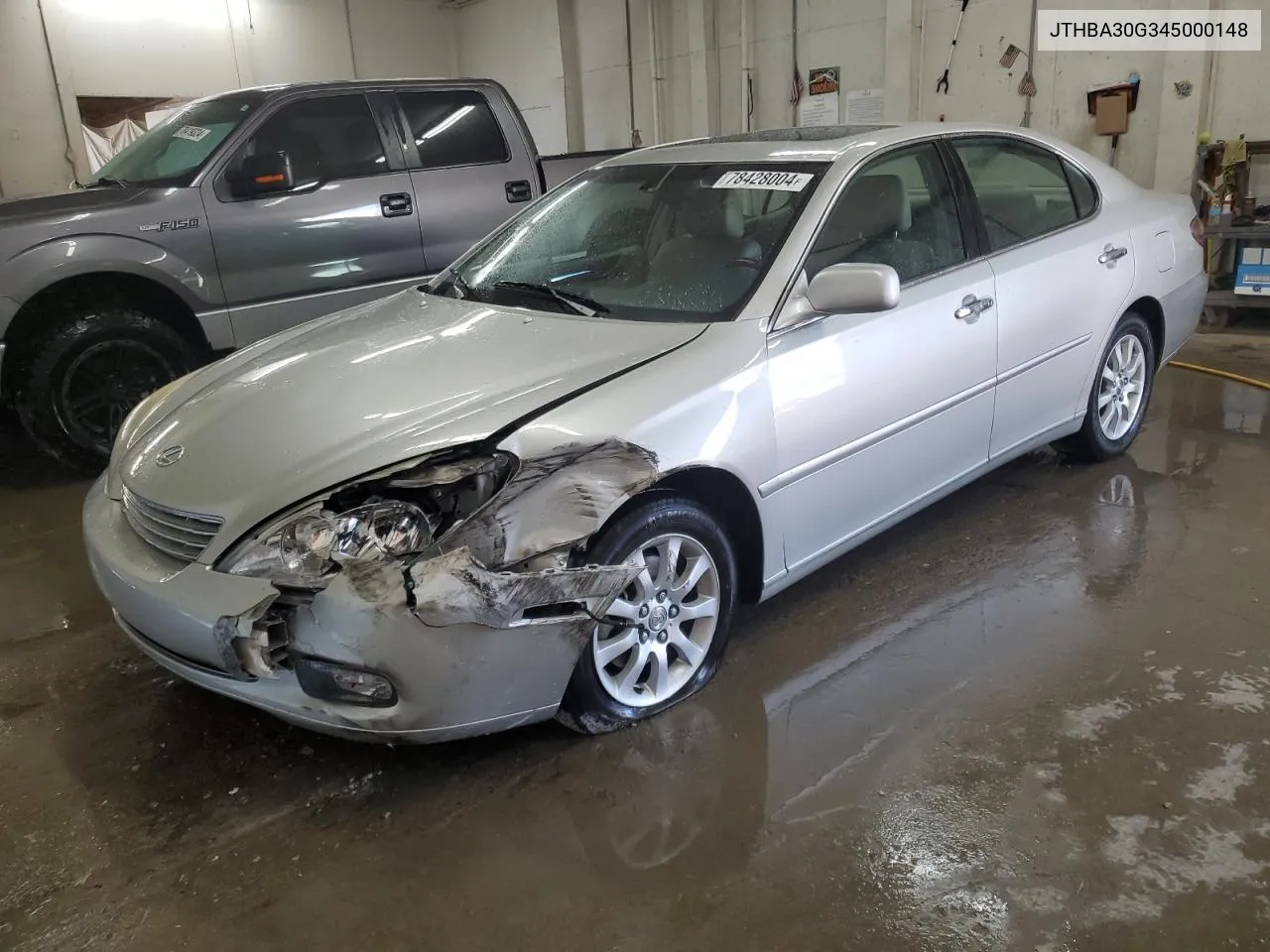 2004 Lexus Es 330 VIN: JTHBA30G345000148 Lot: 78428004