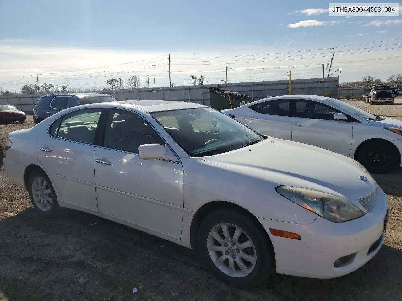 2004 Lexus Es 330 VIN: JTHBA30G445031084 Lot: 79653844