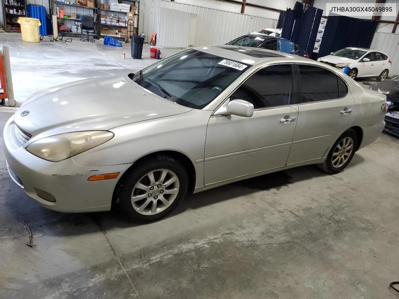 2004 Lexus Es 330 VIN: JTHBA30GX45049895 Lot: 79801684