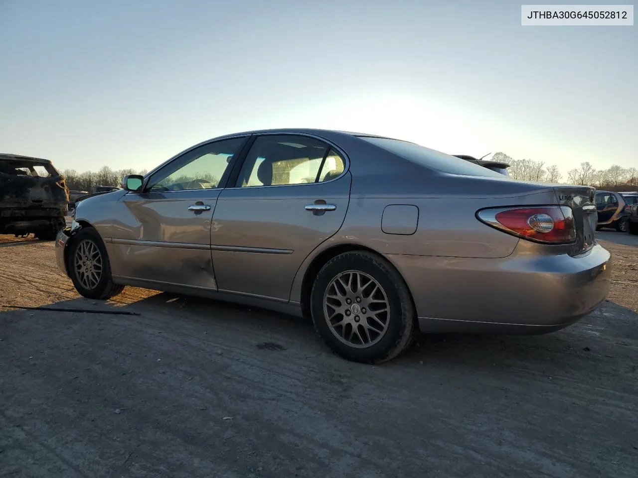 2004 Lexus Es 330 VIN: JTHBA30G645052812 Lot: 80512404