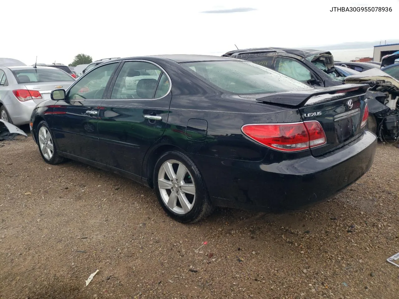 2005 Lexus Es 330 VIN: JTHBA30G955078936 Lot: 60332324