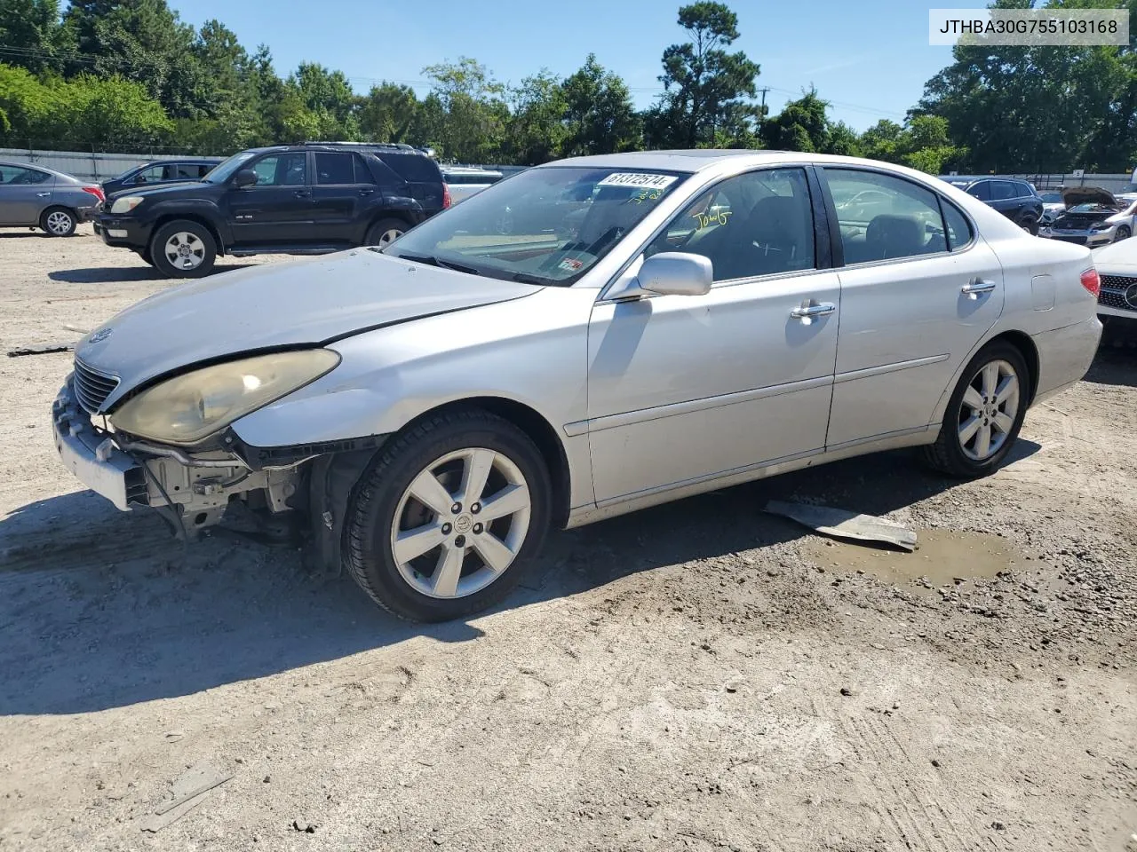 2005 Lexus Es 330 VIN: JTHBA30G755103168 Lot: 61372574