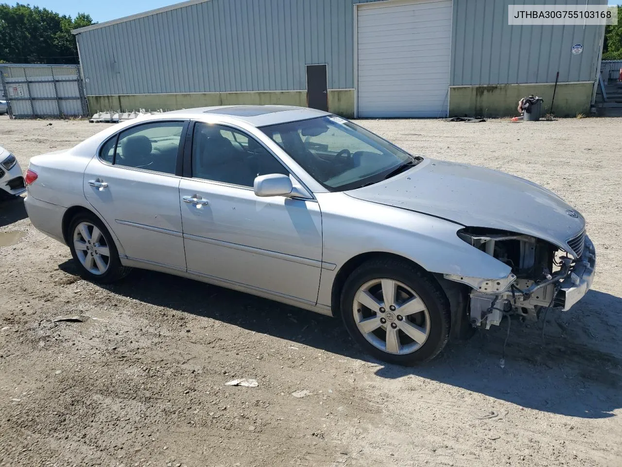 2005 Lexus Es 330 VIN: JTHBA30G755103168 Lot: 61372574