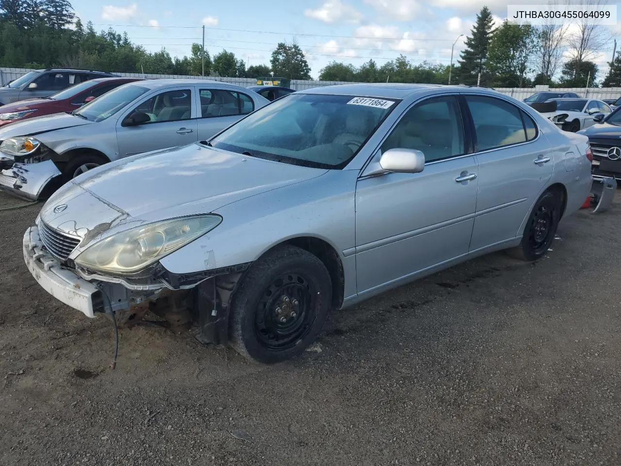 2005 Lexus Es 330 VIN: JTHBA30G455064099 Lot: 63171864