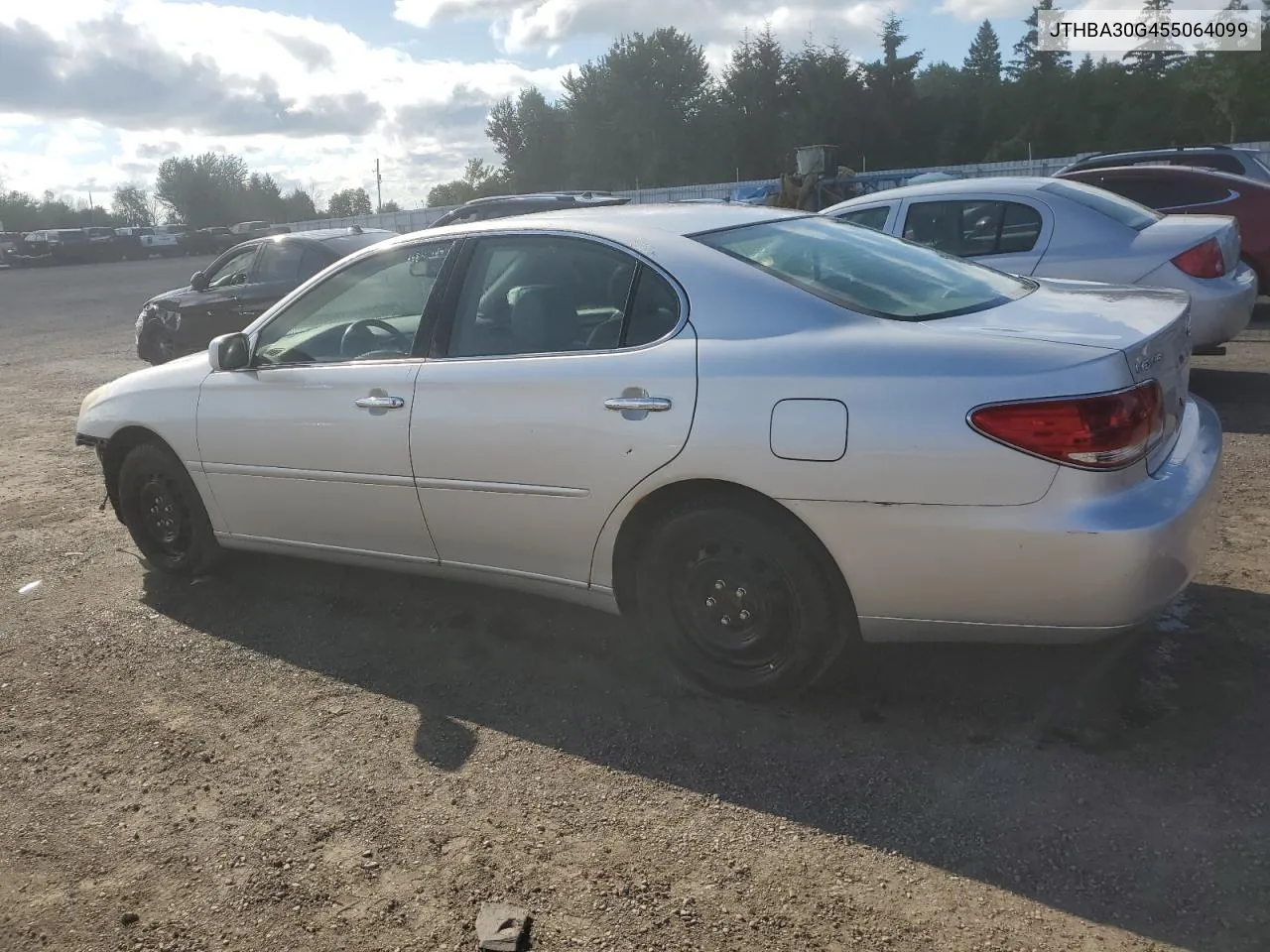 2005 Lexus Es 330 VIN: JTHBA30G455064099 Lot: 63171864