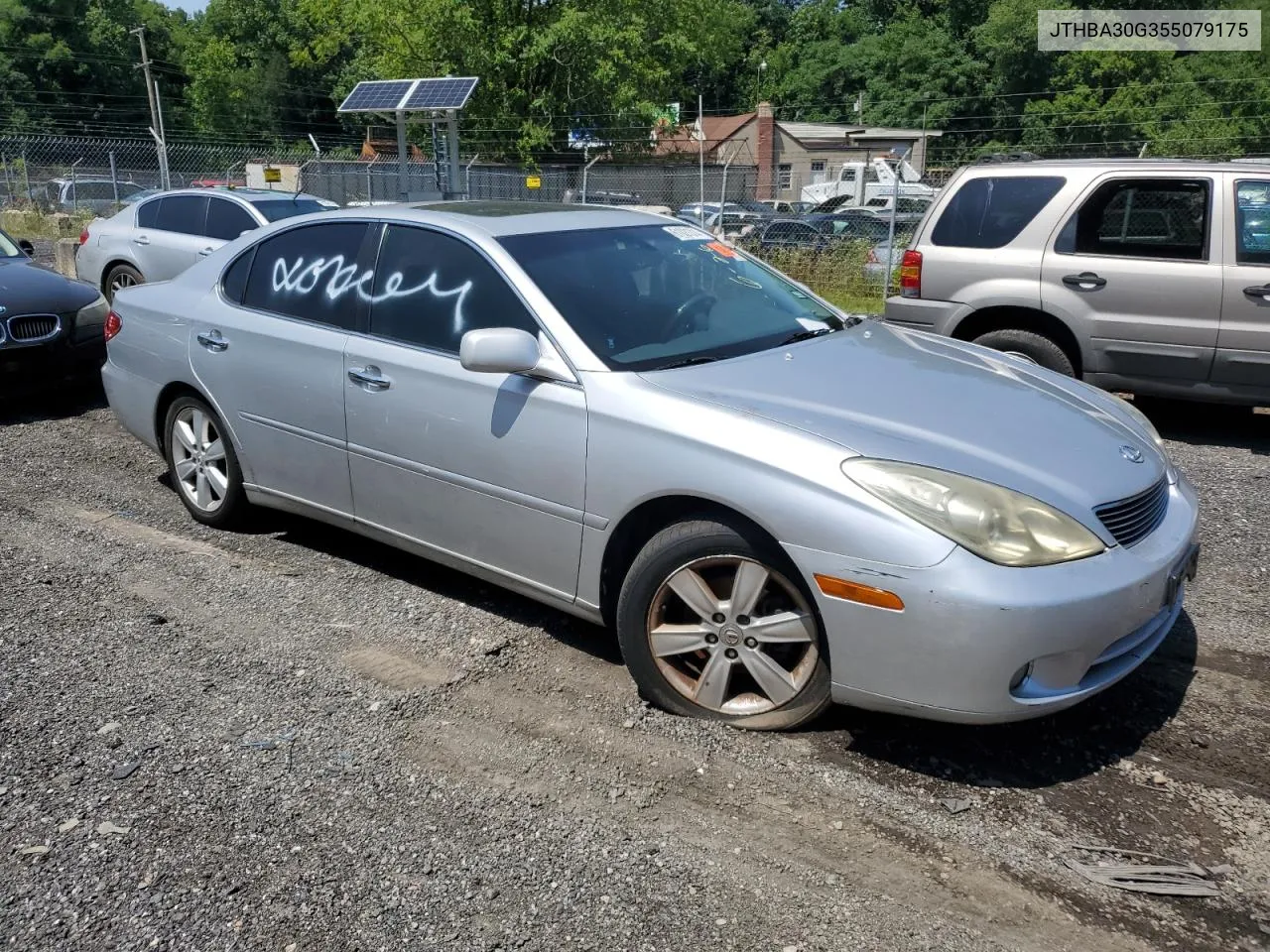 2005 Lexus Es 330 VIN: JTHBA30G355079175 Lot: 63624184