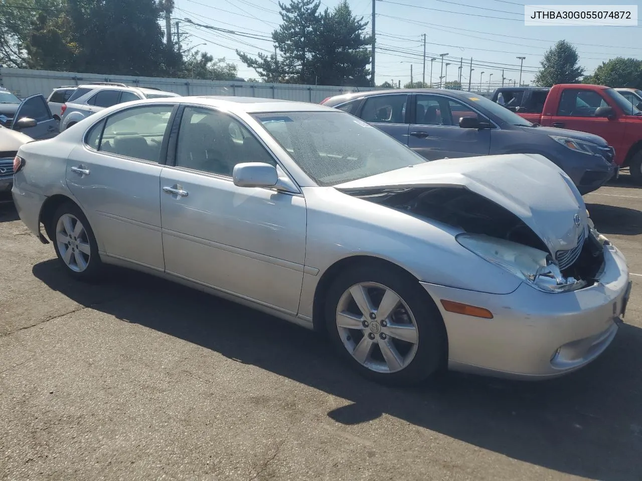 2005 Lexus Es 330 VIN: JTHBA30G055074872 Lot: 67284814