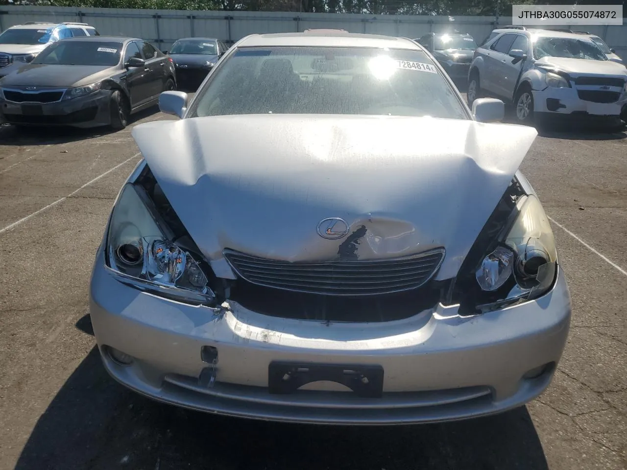 2005 Lexus Es 330 VIN: JTHBA30G055074872 Lot: 67284814