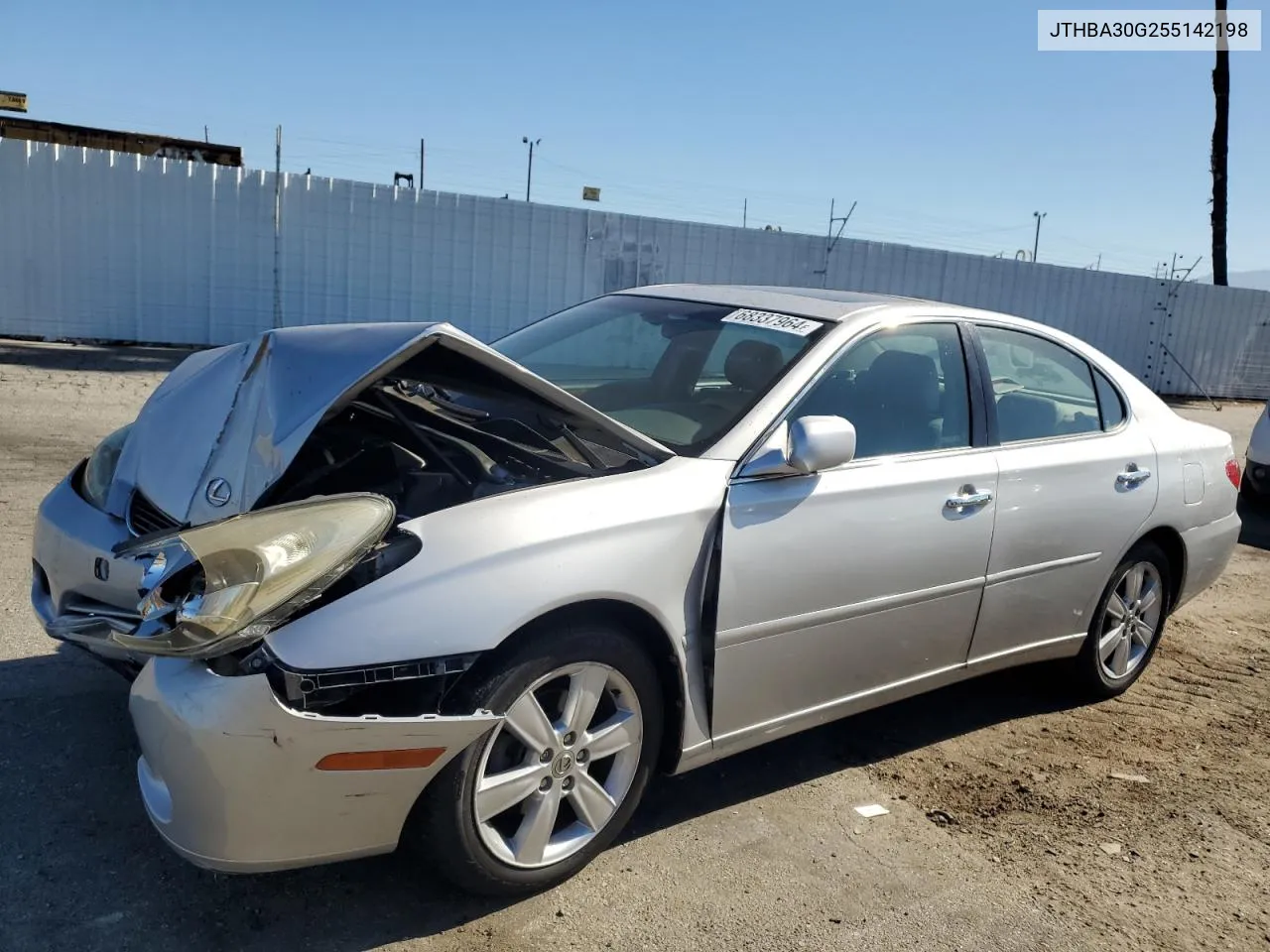 2005 Lexus Es 330 VIN: JTHBA30G255142198 Lot: 68337964