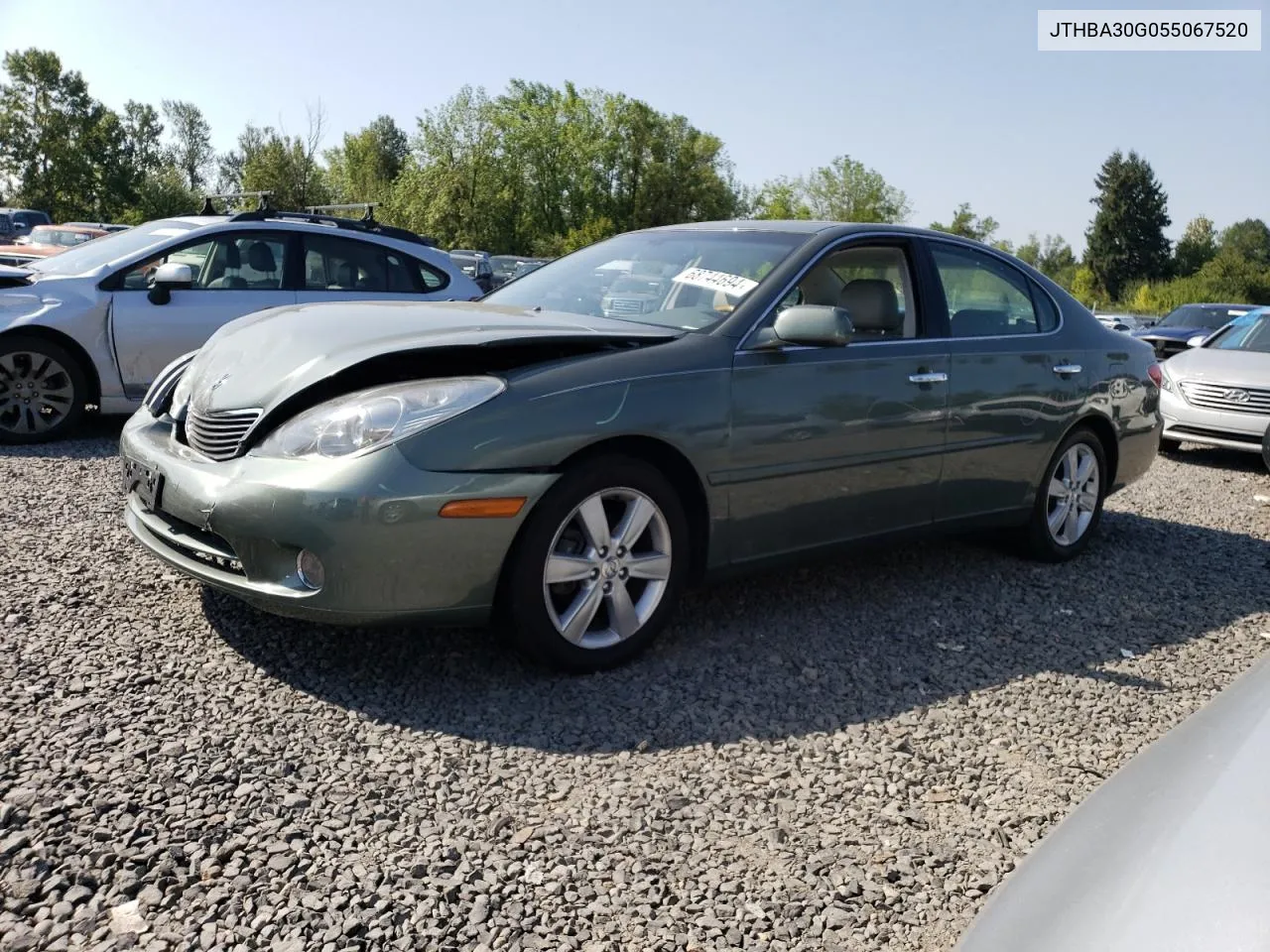 2005 Lexus Es 330 VIN: JTHBA30G055067520 Lot: 68744694